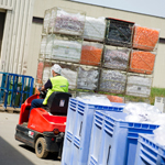 Transport de déchets conditionnés du lieu de production vers la déchetterie